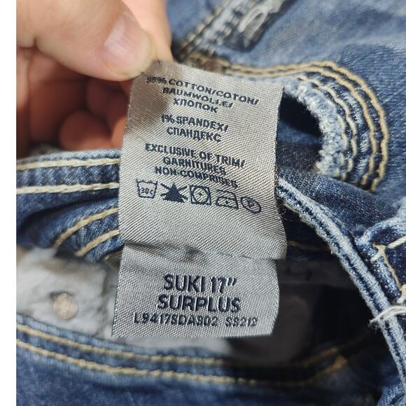 Silver Jeans Co Suki Surplus 34x31 Bootcut Rustic Western Cowgirl Chic Mid-Rise - Picture 9 of 9